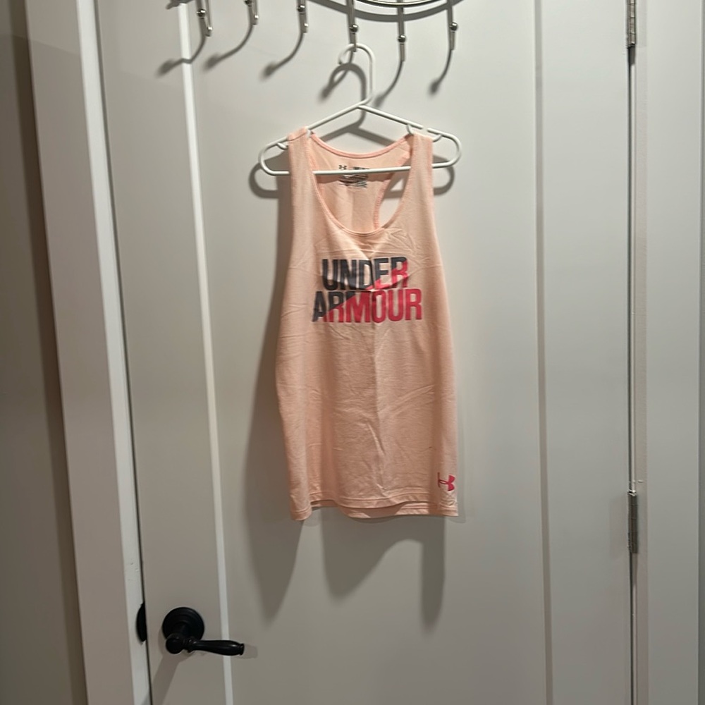Youth coral gym tank top